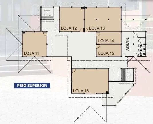 Imagem Galeria Mercato G. Viana - Centro com c/ 16 lojas (31 módulos) + 21 vagas