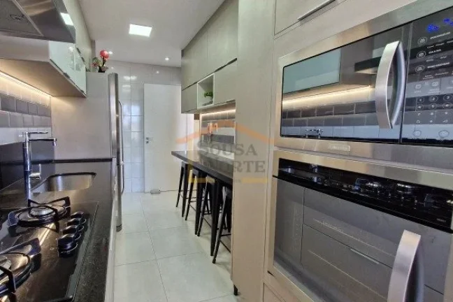 Imagem Apartamento à venda, com 96m², 2 dormitórios sendo 2 suítes e 2 vagas de garagem.
Imóvel modern...