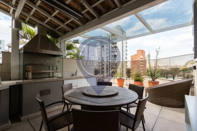 Imagem Cobertura de Luxo em Moema, São Paulo - 3 Quartos, 3 Suítes, 2 Salas, 6 Banheiros, 4 Vagas, 389m² de Área
