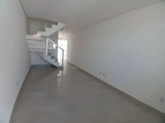 Imagem casa geminada, 2 suítes, lavabo, 1 vaga descoberta
