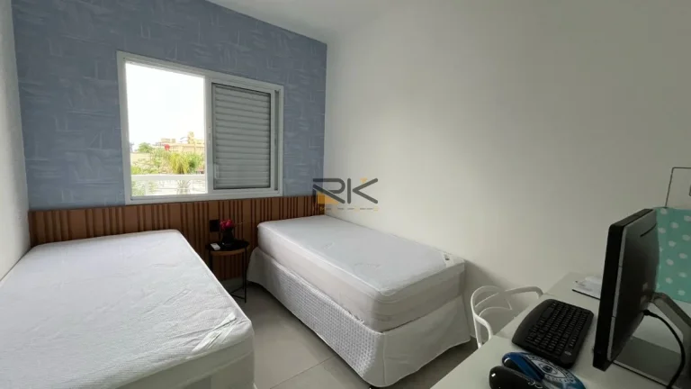 Imagem APARTAMENTO PRAIA GRANDE com 2 dormitórios sendo 1 suíte,1 vaga de garagem,sala 2 ambientes,varanda gourmet com churrasqueira