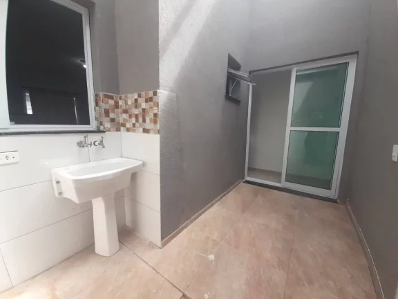Imagem Sobrado Novo 120 metros 3 Dormitorios sendo 1 suíte e 2 Vagas de garagens