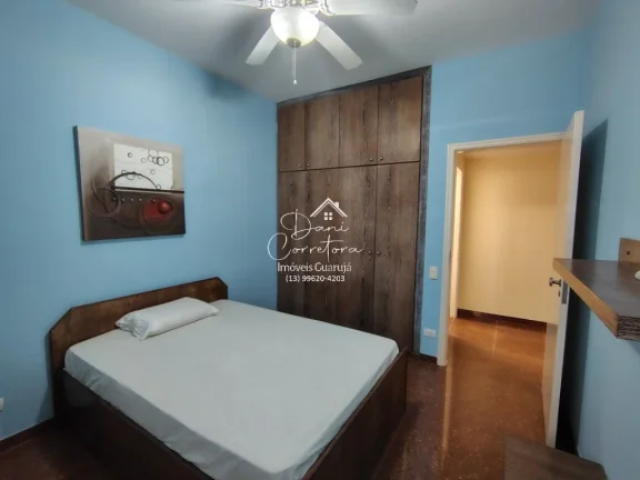 Imagem Apartamento de 3 quartos com suíte, 2 salas e 2 vagas de garagem na Vila Luis Antônio em Guarujá-SP - 150,25 m² de área