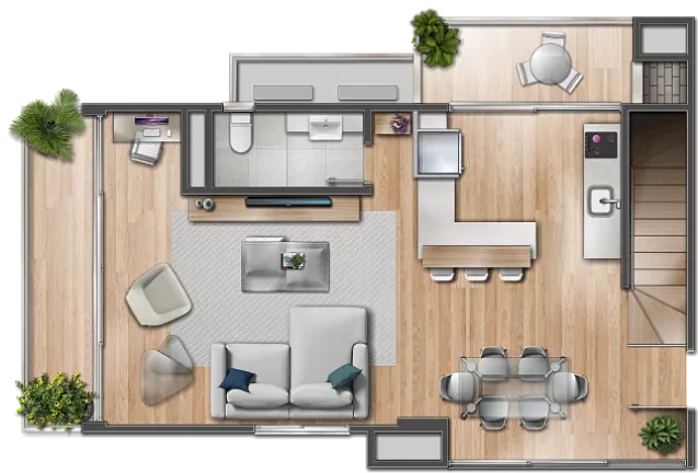 Imagem Barão de Teffé - Apartamento à venda no bairro Menino Deus - Porto Alegre/RS