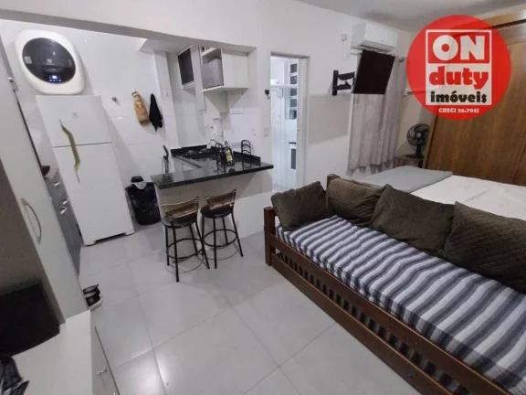 Imagem Kitnet à venda, 34 m² por R$ 310.000,00 - Ponta da Praia - Santos/SP