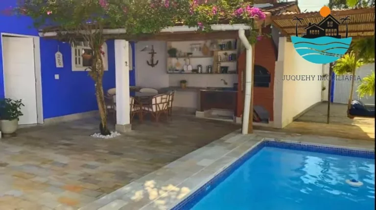 Imagem Venda casa Juquehy - Aluguel de Temporada, 5 quartos sendo 3 suites, jacuzzi, piscina, churras, 800m da praia, max 13 pessoas | Juquehy Imobiliária