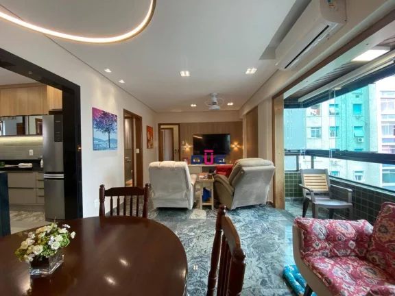 Imagem Apartamento com 3 dormitórios à venda, 111 m² por R$ 1.380.000 - Aparecida - Santos/SP
