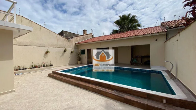 Imagem Sobrado a 70m do mar - 3 Suítes - Piscina - Cibratel II