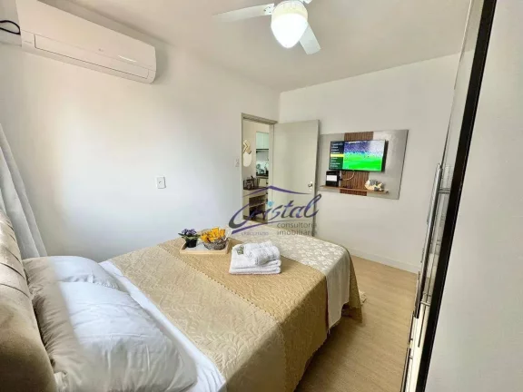 Imagem Apartamento com 2 dormitórios à venda, 55 m² por R$ 380.000,00 - Guilhermina - Praia Grande/SP