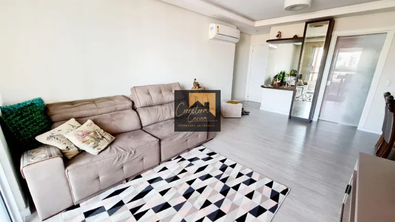 Imagem Apartamento no 7º andar com 111² privativos, vista mar de todos os cômodos, sol da tarde! 3 quart...