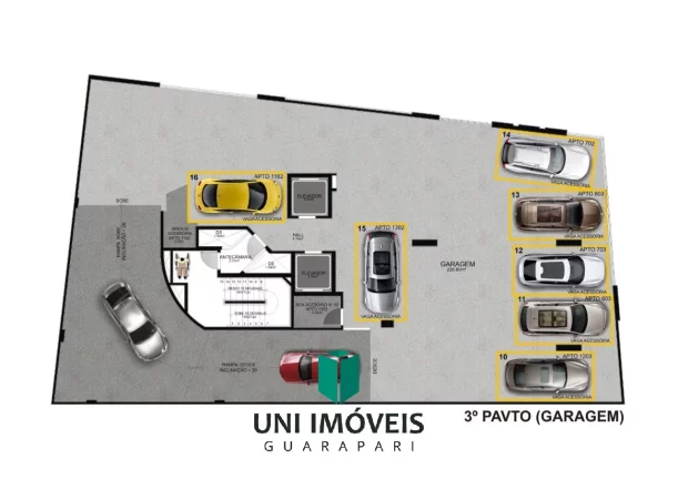 Imagem Lançamento exclusivo na Praia do Morro, apartamentos de 2 Quartos com Suíte, Vaga de Garagem e Lazer.