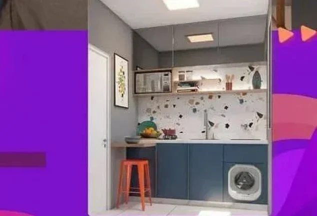 Imagem Studio à venda, no Collegiate ONE Barbacena, em Barbacena, São Sebastião, com 1 quarto, 21m2