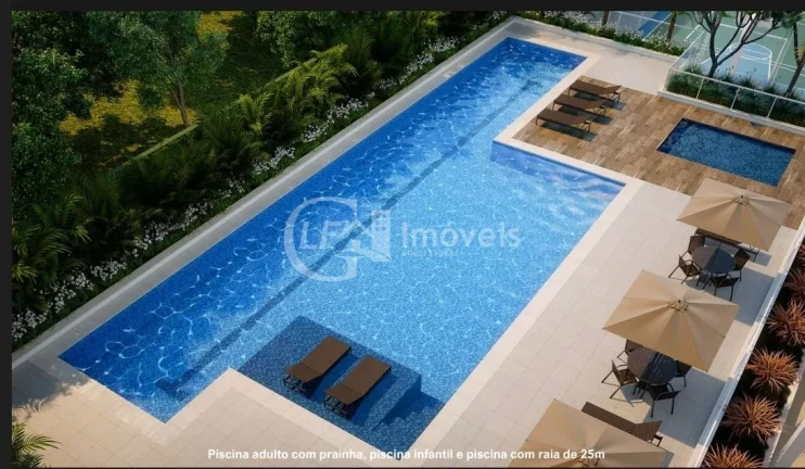 Imagem Apartamento à Venda em Campo Grande-MS: 2 Quartos, 1 Suíte, 3 Salas, 1 Banheiro, 2 Vagas de Garagem, 92m² no Monte Castelo!