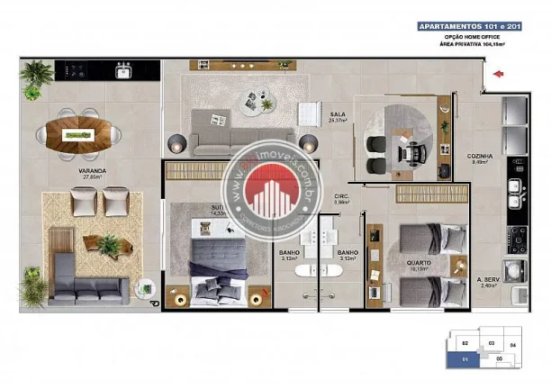 Imagem Apartamento a Venda no bairro Barra da Tijuca - Rio de Janeiro, RJ