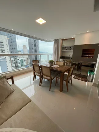 Imagem Apartamento mobiliado com 4 suítes e 3 vagas de garagem em Itapema