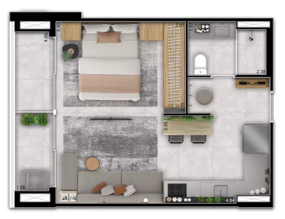 Imagem APARTAMENTO RESIDENCIAL em São Paulo - SP, Brooklin Paulista