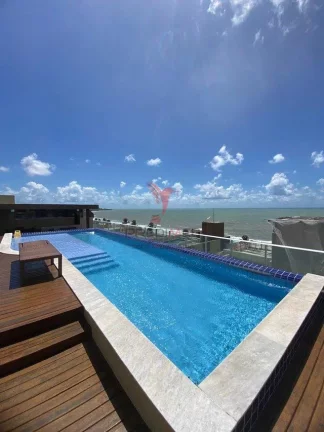Imagem Mar Bello Plaza Flats de 2 Quartos com Varanda. Vista mar . Em Intermares. Junto á Praia
