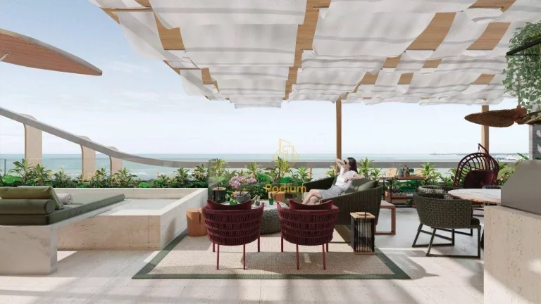 Imagem Apartamento com varanda gourmet e área de lazer completa no Jardim Oceania - AP1135