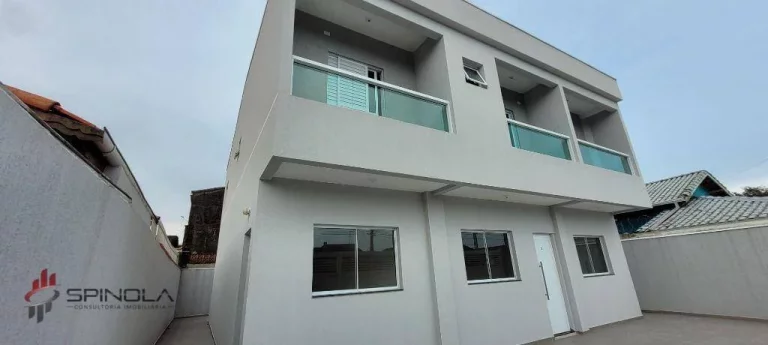 Imagem Sobrado com 2 dormitórios à venda, 81 m² por R$ 349.000,00 - Vila Caiçara - Praia Grande/SP