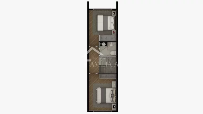Imagem Sobrado Geminado no Aventureiro com 65m²