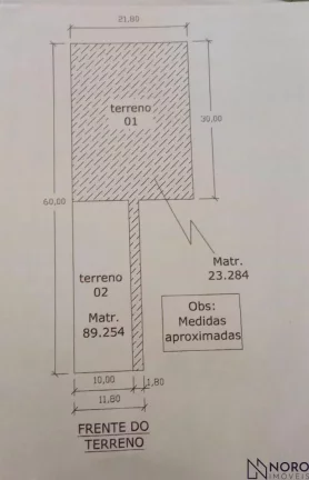 Imagem Terreno à Venda no Bairro Nossa Senhora de Fátima!
