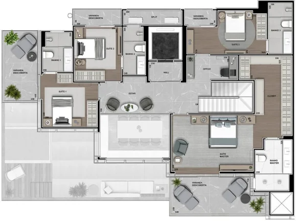 Imagem APARTAMENTO RESIDENCIAL em Curitiba - PR, Ecoville