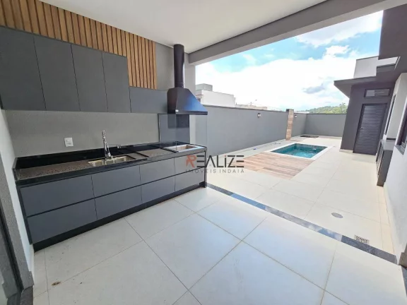 Imagem Casa moderna com moveis planejados à venda, 184 m² por R$ 1.580.000 - Condomínio Park Gran Reserve - Indaiatuba/SP