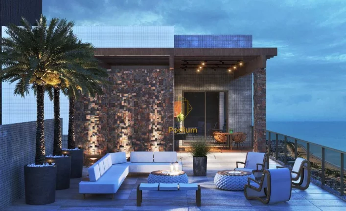 Imagem Apartamentos com varanda / sacada gourmet a 550m da pra do Bessa - AP0788
