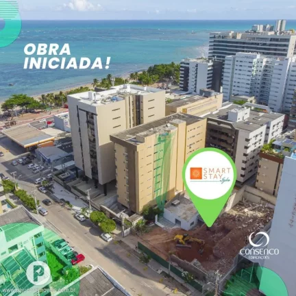 Imagem Quarto Sala 39m² financ. bancário, 50m da Praia, Ponta Verde