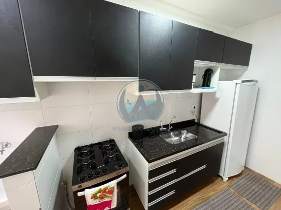 Imagem Apartamento mobiliado de 2 quartos à venda no Itaguá, Ubatuba-SP: 1 suíte, 1 sala, 2 banheiros, 1 vaga de garagem, 52,00 m².