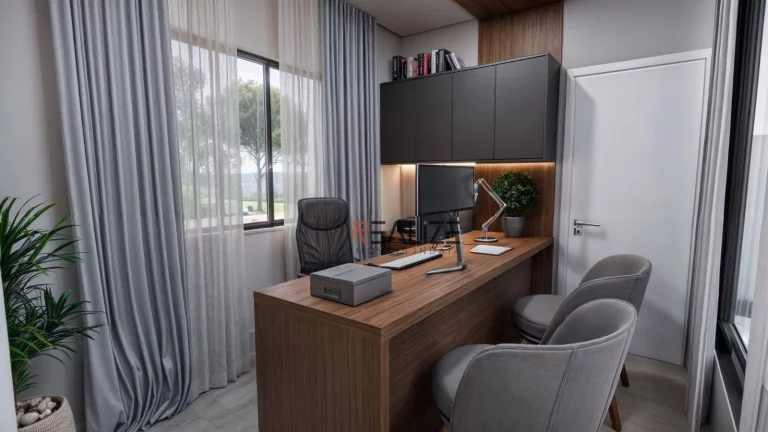 Imagem Sobrado moderno com 4 dormitórios e escritório à venda, 303 m² por R$ 3.300.000 - Condomínio Alto Padrão - Indaiatuba/SP