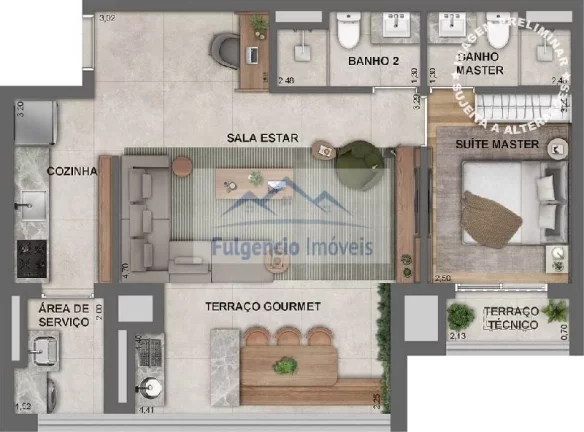 Imagem Apartamento em Obra na Vila Mariana | 2 dorms (sendo 1 suíte) e 1 vaga, 66,17 m²