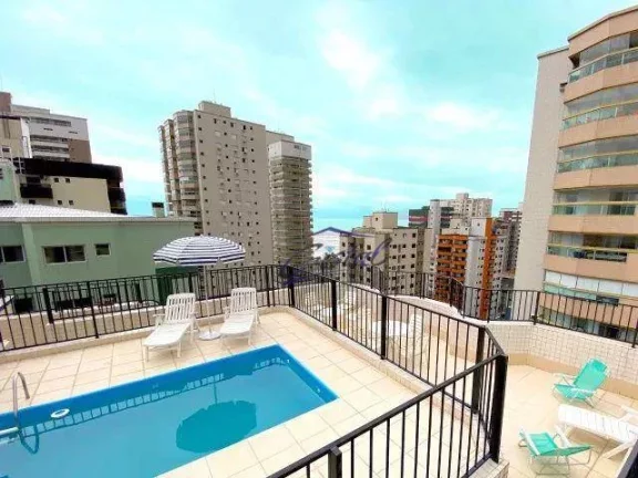 Imagem Cobertura com 3 dormitórios à venda, 208 m² por R$ 1.170.000,00 - Aviação - Praia Grande/SP