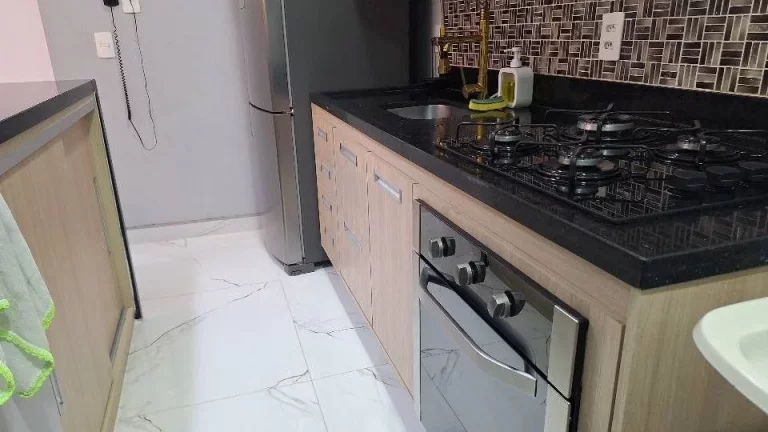 Imagem APTO ACONCHEGANTE - 2 DORM 1 SUÍTE TODO REFORMADO - COND. PORTAL DOS CRISTAIS - JARDIM SÃO PEDRO - HORTOLÂNDIA