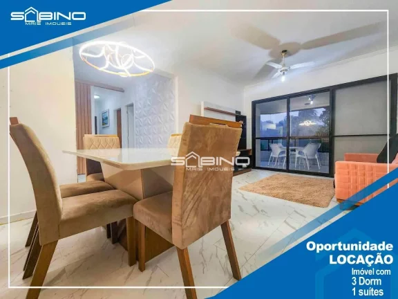 Imagem Apartamento para Locação temporada na Riviera, com 3 dormitórios 1 suítes, atende até 8 pessoas