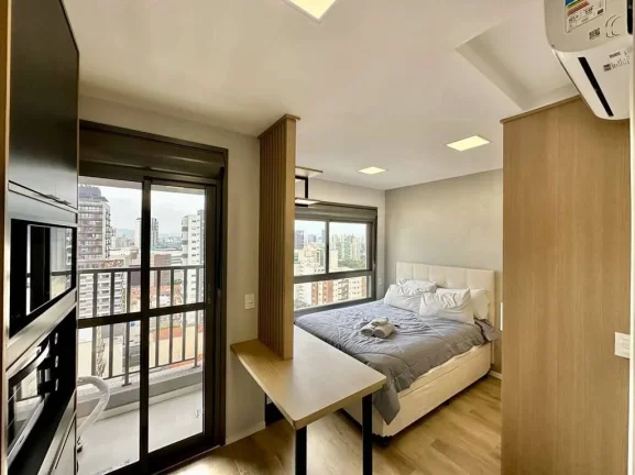 Imagem Studio Coraz Tucuna - 21 m² - 100% equipado, vizinho Allianz Parque!
