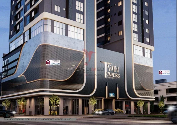 Imagem Empreendimento Twin Towers em Meia Praia, Itapema, SC