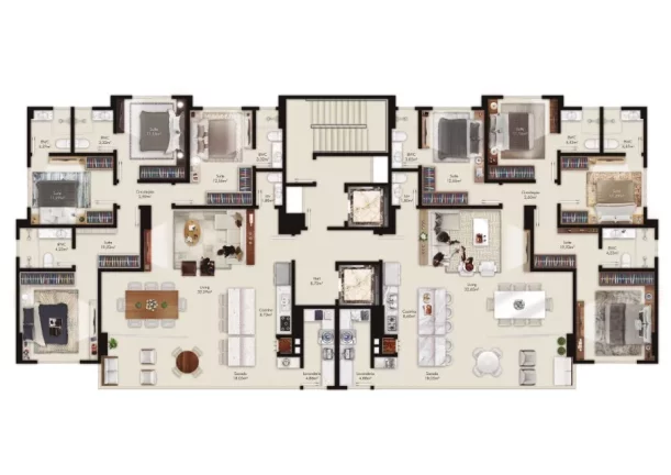 Imagem Apartamento à venda no bairro Meia Praia - Itapema/SC