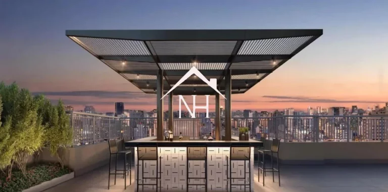 Imagem studio de 25m com dormitório e terraço,Churrasqueira,Cinema,Piscina,Salão de festas,Redário,Terraço,coworking Bicicletário,Coworking,fitnss,lavanderia