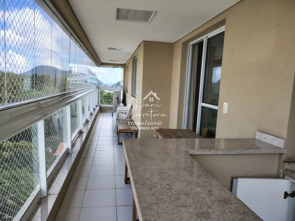 Imagem Apartamento à venda no Jardim Astúrias, Guarujá-SP: 3 quartos, 1 suíte, 2 salas, 2 banheiros, 2 vagas de garagem, 110m².