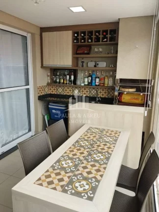 Imagem Apartamento 95m² de Alto Padrão 2 Dormitórios 1 Suíte com CLoset e Sacada (Podendo ser 3), Terraço Gourmet, 2 Vagas, Lazer Completo no Jardim Pedroso em Mauá-SP