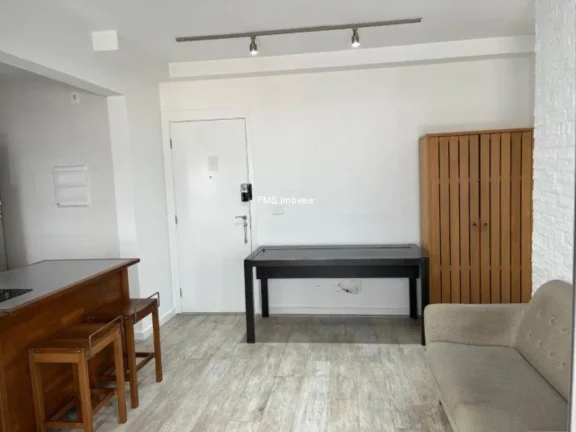 Imagem Apartamento para Locação na Consolação, São Paulo-SP: 1 Quarto, 1 Sala, 1 Banheiro, 1 Vaga e 49m² de Conforto!