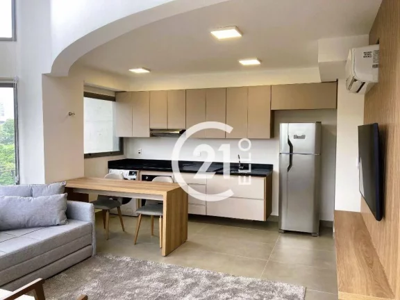 Imagem Apartamento Duplex com 1 dormitório à venda, 61 m² por R$ 1.200.000,00 - Ibirapuera - São Paulo/SP