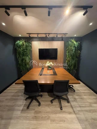 Imagem Oportunidade excelente! Sala comercial mobiliada para locação, contendo 2 banheiros (masculino e f...