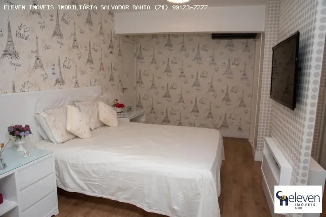 Imagem Apartamento para Venda em Salvador, Horto, 4 dormitórios, 4 suítes, 6 banheiros, 4 vagas