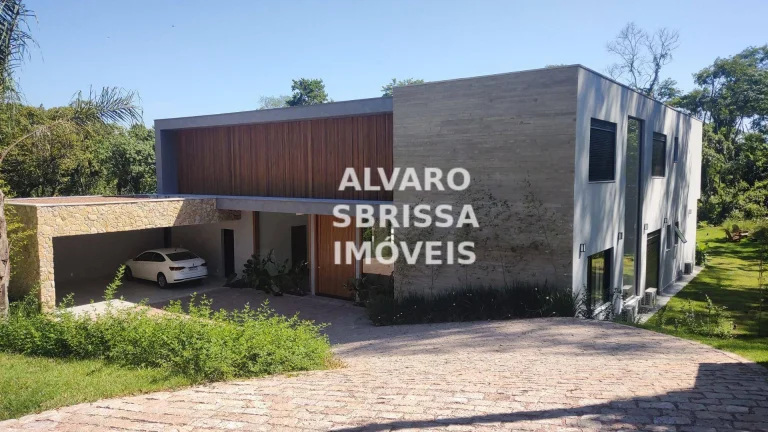 Imagem Casa ampla com arquitetura moderna à venda 3.000 m2 5 suítes no Condomínio Fazenda Vila Real em Itu SP - Casa de alto padrão integrada a natureza