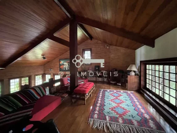Imagem Casa na Fazendinha: Terreno 7.390m² = piscina,gourmet,tênis,sauna,hóspedes!