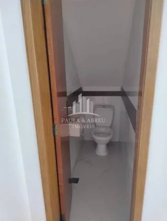 Imagem Sobrado NOVO, 72m² terreno, 3 Dormitórios, 1 Suíte, Quintal, 2 Vagas, Fino Acabamento, Vila Lucinda, Santo André