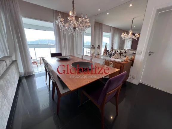Imagem Apartamento à venda com 189m², 4 quartos, 2 suítes, 3 vagar e lazer completo por R$2.500.000,00 na Ponta da Praia em Santos