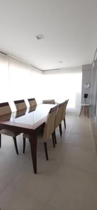 Imagem Apartamento 132M², 3Q, 3 Suítes, 4 Banheiros, 3 Vagas, 1 Lavabo, Academia, Piscina Climatizada, Salão de Festas e Jogos, Sauna, Quadra, Playground.